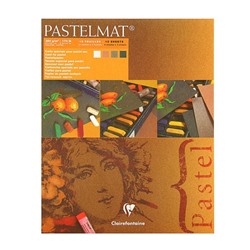 Альбом для пастели В4 240*300 мм Clairefontaine Pastelmat 12 листов склейка 360 г/м2, 4цв 96007С