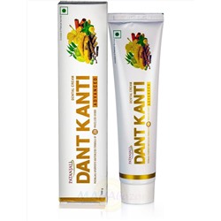 Аюрведический зубной крем Дент Канти Адвансед, 100 г, Патанджали; Dant Kanti Advanced Dental Cream, 100 g, Patanjali