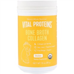 Vital Proteins, Коллаген из костного бульона, курица, 285 г (10 унций)