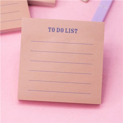 Блок для заметок "To do list", pink