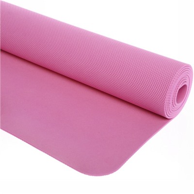 Коврик для йоги 3 мм 173х61 см "Умиротворение" EVA, розовый