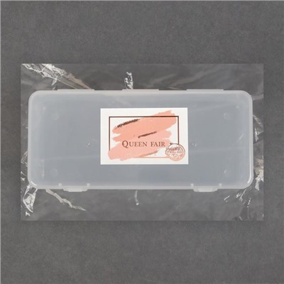Контейнер для хранения маникюрных/косметических принадлежностей, 24,5 × 11 см, цвет прозрачный
