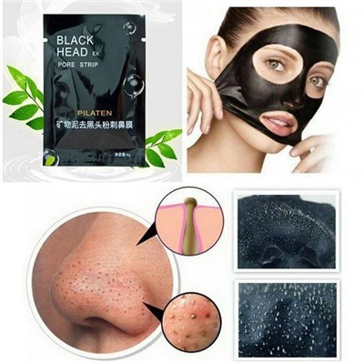 Маска для лица Black Head Pore Strip Pilaten 6g