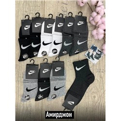 НОСКИ МУЖСКИЕ NIKE 10 ПАР РАЗНОГО ЦВЕТА, код 6181200