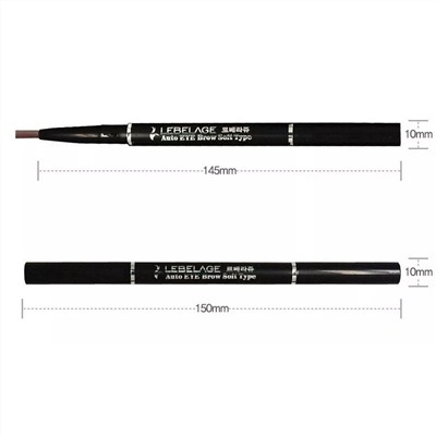 Автоматический карандаш для бровей серо-коричневый Lebelage Auto Eye Brow Soft Type Gray Brown