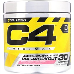 Cellucor, C4 Original Explosive, предтренировочный комплекс, клубника Margarita, 6,88 унц. (195 г)