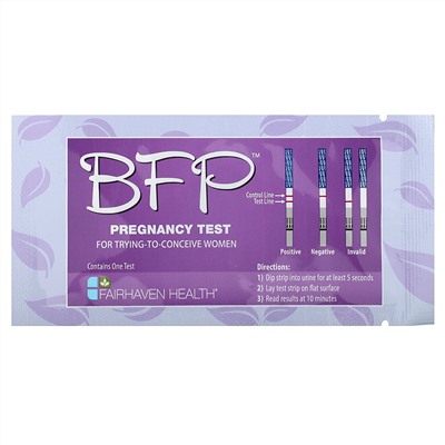 Fairhaven Health, BFP, Ovulation & Pregnancy Test Strips, 40 Ovulation & 10 Pregnancy Tests