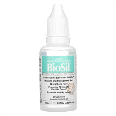 BioSil by Natural Factors, ch-OSA, улучшенный источник коллагена, 30 мл (1 жидк. унция)