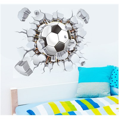 Наклейка декоративная "Футбольный мяч"