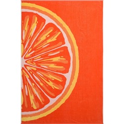 Полотенце махровое Grapefruit 100х150 см, оранжевый, хлопок 100% 460 гр/м2