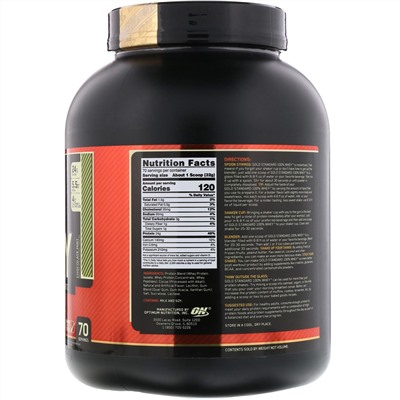 Optimum Nutrition, Gold Standard 100% Whey, Chocolate Mint, 4.94 lbs (2.24 kg)