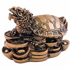 Черепаха-дракон на деньгах