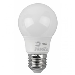 Лампа светодиодная Эра Эко 8(55) Вт, цоколь E27, теплый  свет, 25000 ч, LED smdA60-8w-827-E27ECO