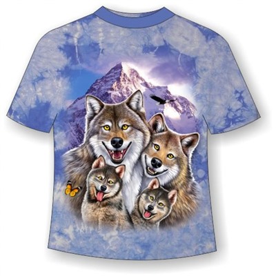 Подростковая футболка Веселые волки MM 818