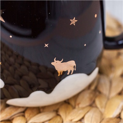 Кружка "Starlight Night bull" (480 ml)