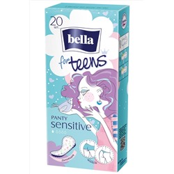 Bella, Женские ежедневные прокладки bella for teens sensitive 20 шт. Bella