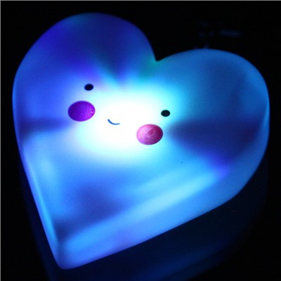 Брелок светящийся "Добрый сон-Сердце" LED с датчиком прикосновения