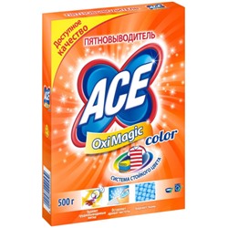 Пятновыводитель для цветных вещей Ace (Айс) Oxi Magic Color, 500 г