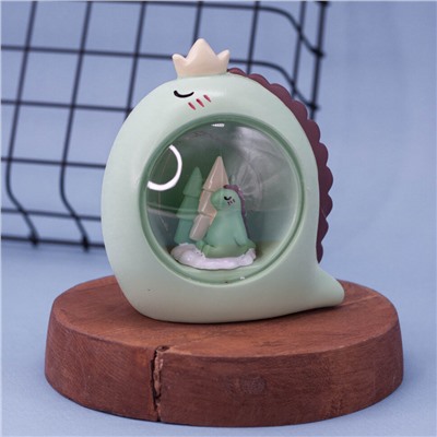 Ночник "Sleeping dino ball", green