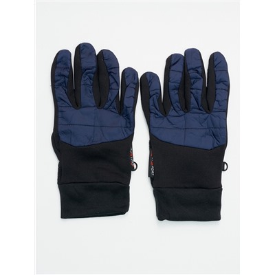 Перчатки спортивные мужские демисезонные темно-синего цвета 611TS