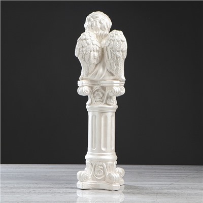 Статуэтка "Ангел на колонне", перламутр, 52 см