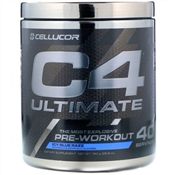 Cellucor, C4 Ultimate, предтренировочный, вкус Icy Blue Razz, 26,8 унц. (760 г)