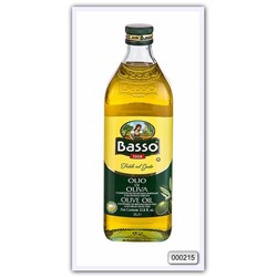 Масло оливковое рафинированное с добавлением масла оливкового нерафинированного Basso olive oil 1 л