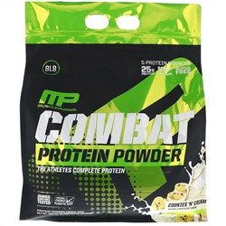 MusclePharm, Протеиновый порошок Combat, печенье со сливками, 8 фунтов (3629 г)