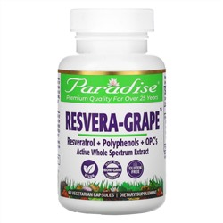 Paradise Herbs, MedVita, ResveraGrape, 60 Vegetarian Capsules