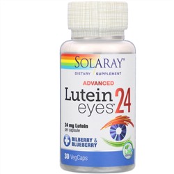 Solaray, Lutein Eyes 24 Advanced, 24 mg, 30 VegCaps