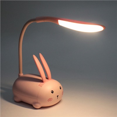 Настольная лампа "Marmalade-Зайчик" LED цвет розовый