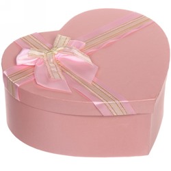 Коробка подарочная "Момент", цвет розовый, 23*20*10.3 см