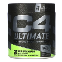 Cellucor, C4 Ultimate Pre-Workout Performance, Sour Batch Bros, 12.98 oz (368 g)