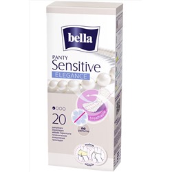 Bella, Женские ультратонкие ежедневные прокладки bella panty Sensitive  Elegance 20 шт Bella
