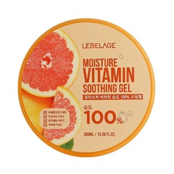 Увлажняющий гель с грейпфрутом Lebelage Moisture Vitamin 100% Soothing Gel