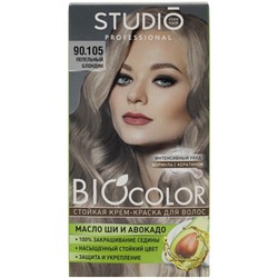 Крем-краска для волос Studio (Студио) Professional BIOcolor, тон 90.105 - Пепельный блондин