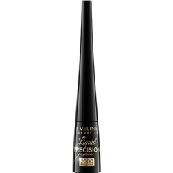 Подводка для глаз Eveline 2000 Procent Liquid Precision Eyeliner, водостойкая, тон чёрный