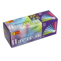 Пастель сухая художественная СПЕКТР “Петербургская“, 72 цвета, круглое сечение