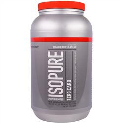 Isopure, Zero Carb, Protein Powder, Strawberries & Cream, 3 lb (1.36 kg)