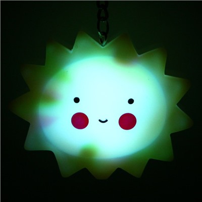 Брелок светящийся "Добрый сон-Солнышко" LED с датчиком прикосновения