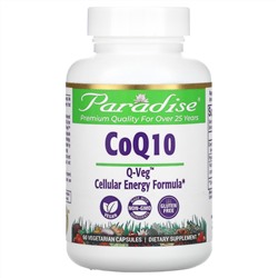 Paradise Herbs, CoQ10, 60 Vegetarian Capsules