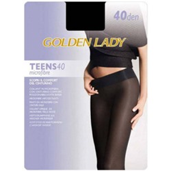 Колготки Golden Lady Teens (Голден Леди) Daino (цвет загара) 40 den, 2 размер