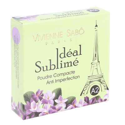 Пудра для лица компактная против изъянов Vivienne Sabo Ideal Sublime, тон А2