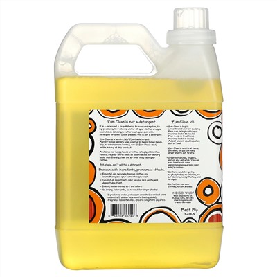Indigo Wild, Zum Clean, ароматизированное мыло для стирки, сладкий апельсин, 32 ж. унц.(0,94 л)