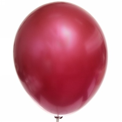 Воздушные шары "Металлик" 25шт 12"/30см розовый