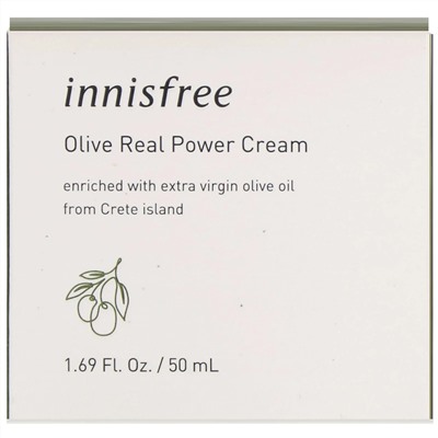 Innisfree, интенсивный крем с экстрактом оливы, 50 мл (1,69 жидк. унций)