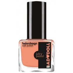 Лак для ногтей Belor Design Bad Doll Juicy Pastel, тон 308, orange
