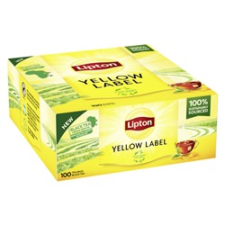 Чай Lipton Yellow Label 100 шт
