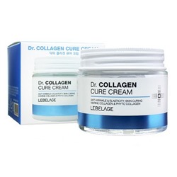 Lebelage Антивозрастной разглаживающий крем с коллагеном / Dr. Collagen Cure Cream, 70 мл