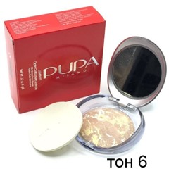 Пудра запечённая PUPA Silk Touch Compact Powder №6